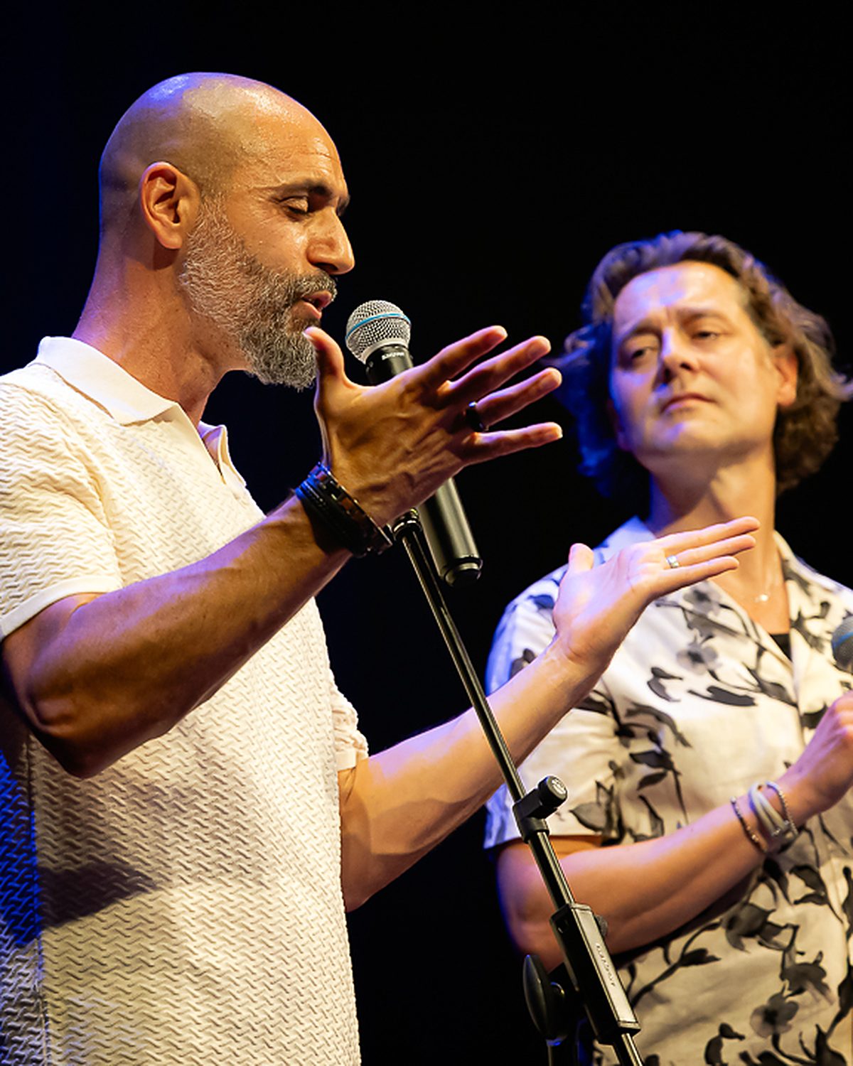 On stage at the Verhalenhuis Haarlem